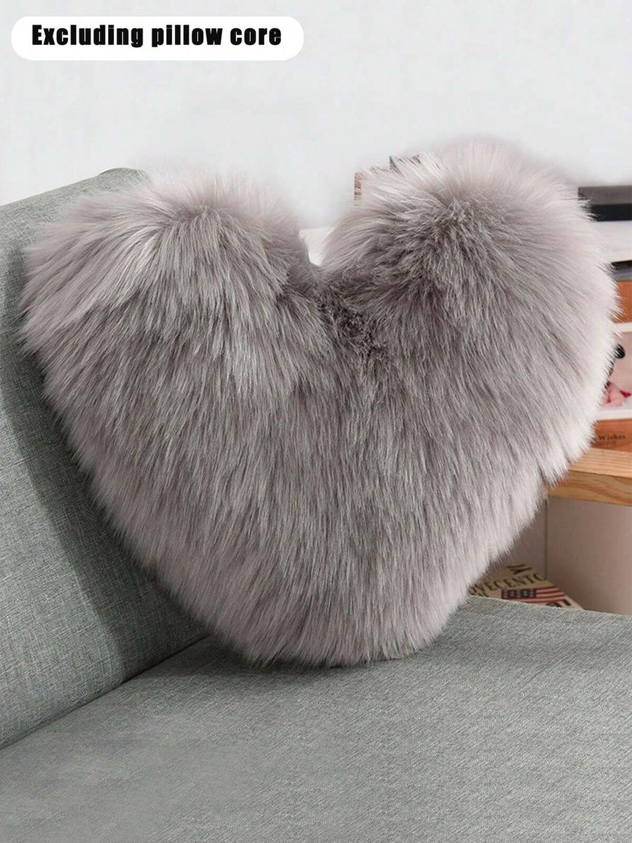 1pc Heart Shaped Cushion Cover Without Filler